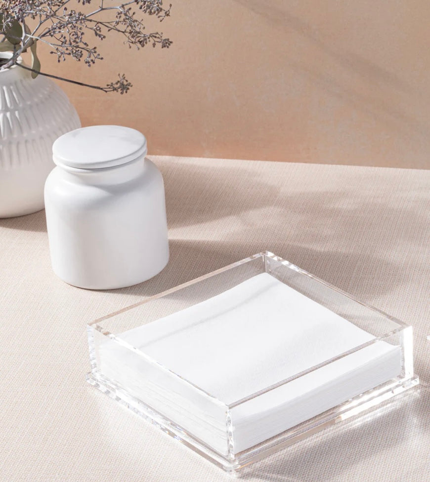 Lucite Napkin Holder