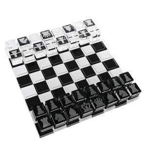 Lucite Chess Set