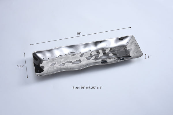 Silver Rectangle Tray