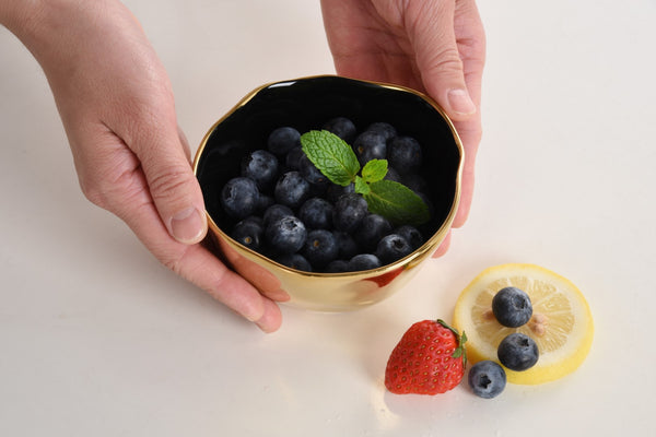 Black and Gold Dip Bowl