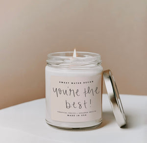 Say it with Candles- “You’re the Best”