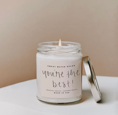 Say it with Candles- “You’re the Best”