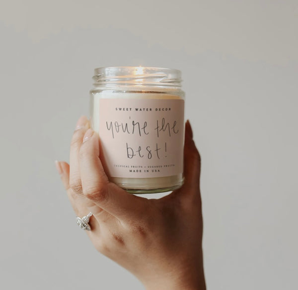 Say it with Candles- “You’re the Best”