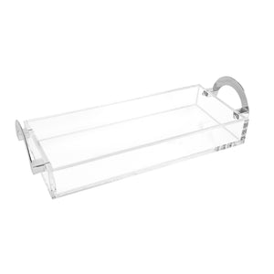 Luxe Bread Tray- Silver Handles